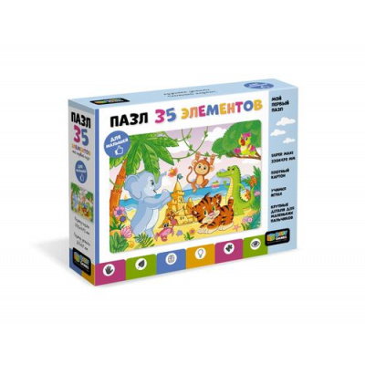 Большое фото товара - Пазл Baby Games 35 дет. Замок из песка 09445, (ООО "Оригами"), 11-233335. Вариант №1