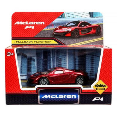 Большое фото товара - Модель Инерционная Технопарк McLaren P1 (9,5см, металл, в коробке, от 3 лет) 2304C0595-R, (Huada Toy Co.,Ltd), 11-233557. Вариант №1