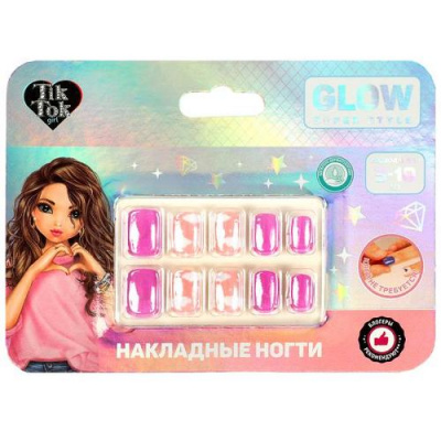 Большое фото товара - TIK TOK GIRL Накладные ногти (в блистере, от 3 лет) 97992-TTG, (Huada Toy Co.,Ltd), 11-234355. Вариант №1