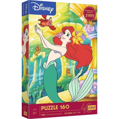 Большое фото товара - Пазлы 160 дет. Русалочка. Disney  (40 лет Trefl) 40056, (KZWP Trefl-Krakow), 11-235717. Вариант №1