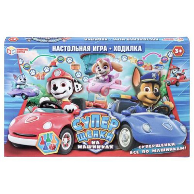 Большое фото товара - Умные Игры Суперщенки (игра-ходилка, фишки, кубик, в коробке, от 3 лет) 055345, (ООО "СИМБАТ"), 11-236638. Вариант №1