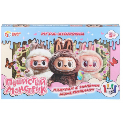 Большое фото товара - Умные Игры Пушистый монстрик (игра-ходилка, фишки, кубик, в коробке, от 5 лет) 058858, (ООО "СИМБАТ"), 11-237097. Вариант №1