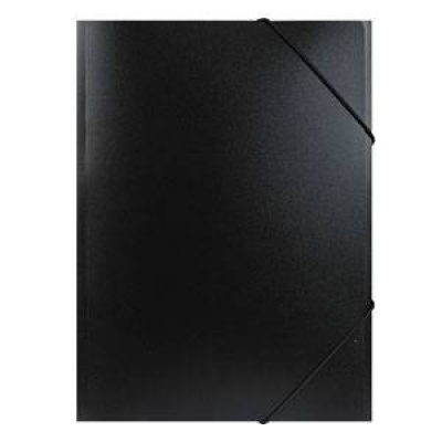 Большое фото товара - Папка на резинке А4 NP6750Bk черная 500мкм inФОРМАТ, 12-10575. Вариант №1