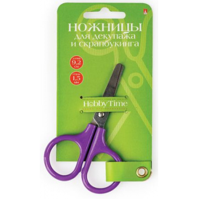 Большое фото товара - Ножницы  92 мм для хобби "HOBBYCUT" 60-0040 Bruno Visconti, 12-116348. Вариант №1