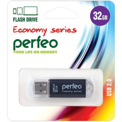 Большое фото товара - ФЛЕШ-накопитель (USB) PERFEO 32GB E01 Серия "Черная экономика" PERFEO, 12-120370. Вариант №1