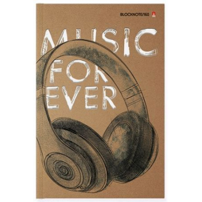 Большое фото товара - Престиж-блокнот А5 160л клетка "МУЗЫКА НАВЕЧНО/MUSIC FOREVER" 3-160-074/12 Альт, 12-123199. Вариант №1
