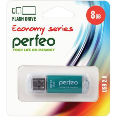 Большое фото товара - ФЛЕШ-накопитель (USB) PERFEO  8GB E01 Серия "Зеленая экономика" PERFEO, 12-123533. Вариант №1