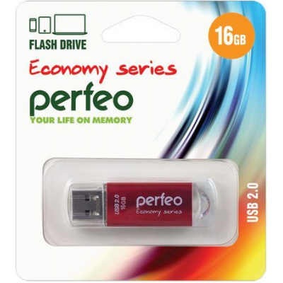 Большое фото товара - ФЛЕШ-накопитель (USB) PERFEO 16GB E01 Серия "Красная экономика" PERFEO, 12-123540. Вариант №1
