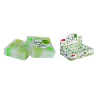 Большое фото товара - Ластик "Клевер/Lucky Clover" PVC (062293) Хатбер, 12-145660. Вариант №1