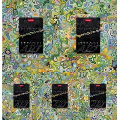 Большое фото товара - Тетрадь  96л клетка "Impressionism" (068241) Хатбер, 12-145856. Вариант №1