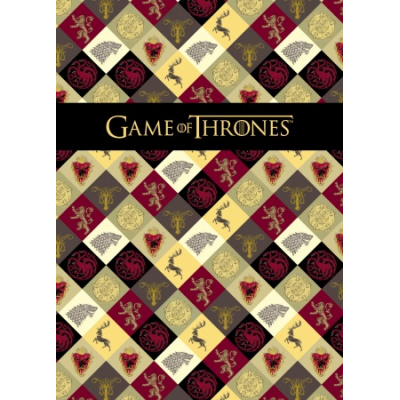Большое фото товара - Бизнес-блокнот А4  80л клетка "Игра престолов/Game of Thrones" 5-цв. блок (072117) 26400 Хатбер, 12-147228. Вариант №1