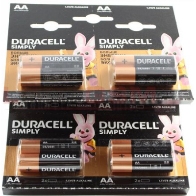 Большое фото товара - Элемент питания LR06  2BL DURACELL (2x10) BL MN1500 отрывные, 12-148893. Вариант №1