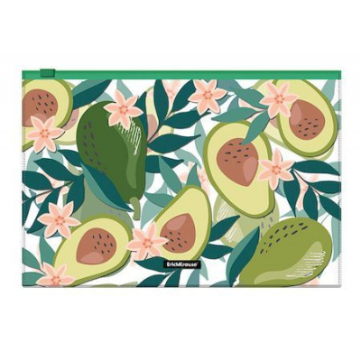 Большое фото товара - Папка на гибкой молнии  B5 55345 ZIP Avocado Dusk ErichKrause, 12-155039. Вариант №1