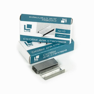 Большое фото товара - Скобы №10 1000шт S10-1000L LITE, 12-156770. Вариант №1