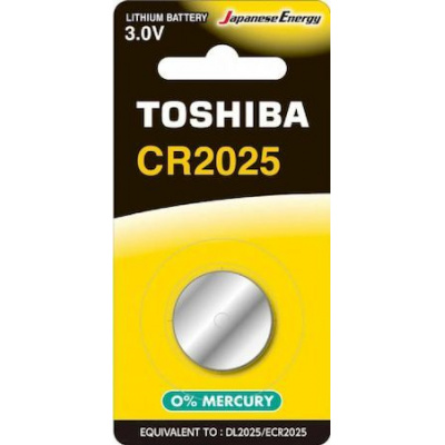 Большое фото товара - Элемент питания CR2025 TOSHIBA 1BL, 12-160726. Вариант №1