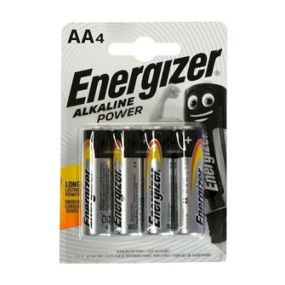 Большое фото товара - Элемент питания LR06  4BL ENERGIZER Alk Power, 12-162974. Вариант №1