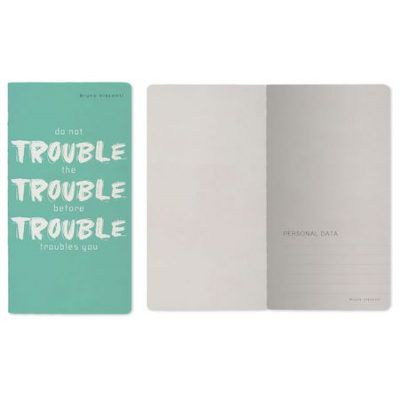 Большое фото товара - Записная книжка А6 30л клетка "TROUBLE" 7-30-001/14 Bruno Visconti, 12-171200. Вариант №1