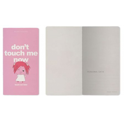 Большое фото товара - Записная книжка А6 30л клетка "DON'T TOUCH ME NOW" 7-30-001/15 Bruno Visconti, 12-171201. Вариант №1