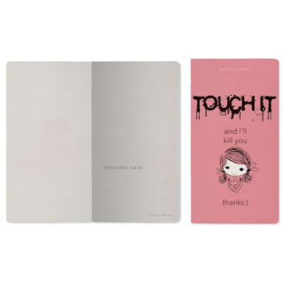 Большое фото товара - Записная книжка А6 30л клетка "TOUCH IT" 7-30-001/16 Bruno Visconti, 12-171202. Вариант №1