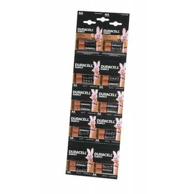 Большое фото товара - Элемент питания LR06  2BL DURACELL MN1500 BASIC отрывные 2х10, 12-175012. Вариант №1