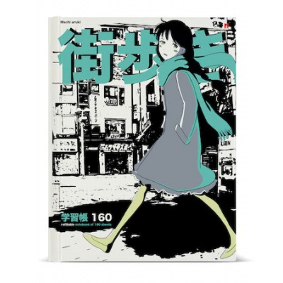 Большое фото товара - Тетрадь со сменным блоком 160л клетка на 4 кольца "MANGA Аниме.CITY" 7-160-081/131 Альт, 12-175544. Вариант №1