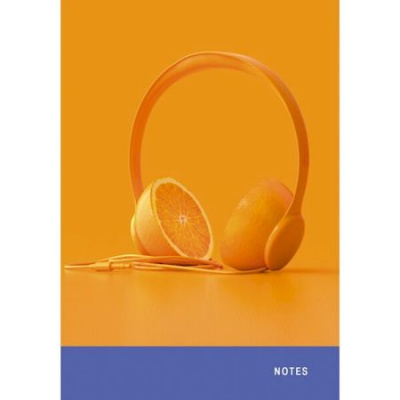 Большое фото товара - Записная книжка А5 100л клетка "My music" КЗ51003502 Listoff, 12-176614. Вариант №1