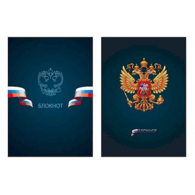 Большое фото товара - Блокнот на спирали А5 60л клетка "РОССИЯ" IFRNBA5-60 inФОРМАТ, 12-177336. Вариант №1