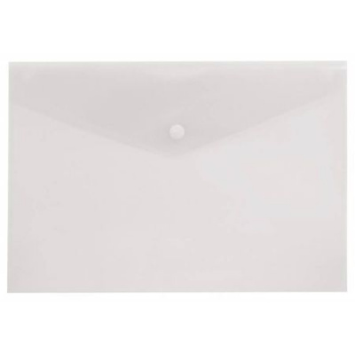 Большое фото товара - Папка с кнопкой  А5 180мкм PK804A5CLEAR прозрачная (816651) Бюрократ, 12-178641. Вариант №1