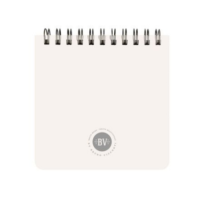 Большое фото товара - Блокнот на спирали 105х105 мм 60л "POCKET JOURNAL. BLACK WHITE" пластиковая обложка 3-654/01 Bruno Visconti, 12-180403. Вариант №1