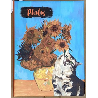 Большое фото товара - Фотоальбом 10х15 на 100 фото "Van Gogh style 2" FA 100.023-2, 12-185207. Вариант №1
