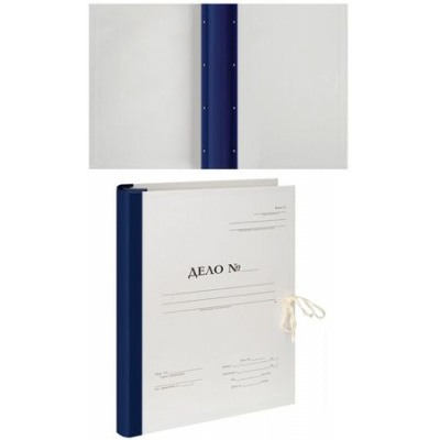 Большое фото товара - Папка архивная на завязках 50 мм "Форма 21" корешок бумвинил, с гребешками 255995, 12-186174. Вариант №1