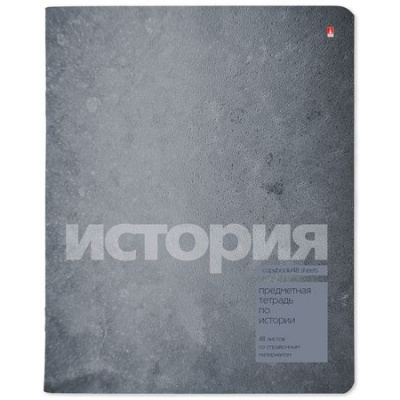Большое фото товара - Тетрадь  48л "ЦВЕТ КАМНЯ/STONE COLOR" по истории 7-48-1358/04 Альт, 12-195743. Вариант №1