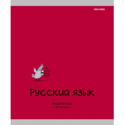 Большое фото товара - Тетрадь 48л "MINI FRIENDS" по русскому языку 48-2518 Проф-Пресс, 12-197209. Вариант №1
