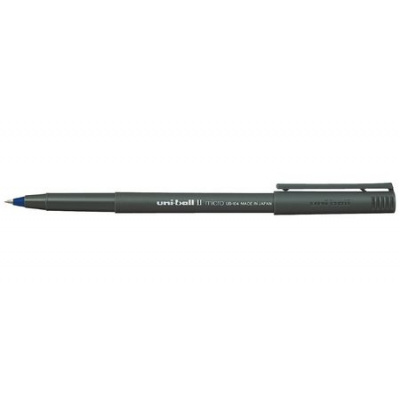 Большое фото товара - Ручка-роллер 0.5 мм Uni-Ball II Micro UB-104 синий (66253) Uni Mitsubishi Pencil, 12-197242. Вариант №1