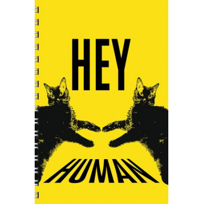 Большое фото товара - Тетрадь А4  80л клетка на спирали "Привет, человек/Hey human" ТСЛ4805181 Listoff, 12-197345. Вариант №1