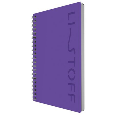 Большое фото товара - Тетрадь А6 80л клетка на спирали пластик. обложка "LISTOFF STYLE. 1" ТПЛС680135 Listoff, 12-201308. Вариант №1