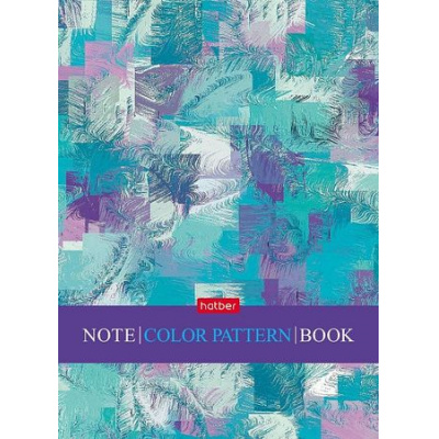 Большое фото товара - Блокнот А6 48л клетка "Color Pattern" (061548) 48Б6В1 Хатбер, 12-202091. Вариант №1