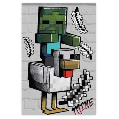 Большое фото товара - Блокнот А7 40л клетка "Моя Игра/My Game" 65х98мм 77280 Centrum, 12-202205. Вариант №1