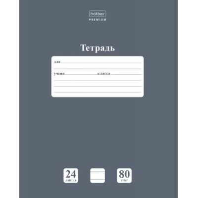 Большое фото товара - Тетрадь  24л линия "НЬЮТОН ПАСТЕЛЬ. Серый агат" (091745) 24Т5A2_05060 Хатбер, 12-203705. Вариант №1