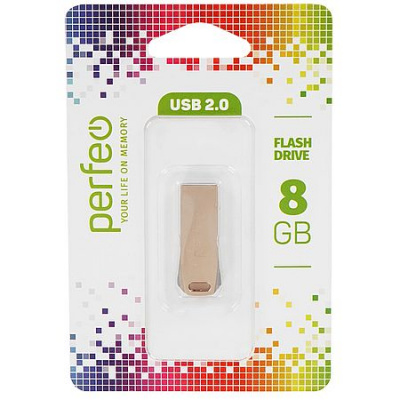 Большое фото товара - ФЛЕШ-накопитель (USB) PERFEO  8GB M13 Серия "Метал"ТТ0015882 PERFEO, 12-206758. Вариант №1