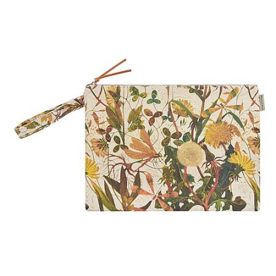 Большое фото товара - Папка А4 на молнии 37х27 см "FLORA.SUMMER GREENS" хлопок+полиэстр 14-092/05 Bruno Visconti, 12-206847. Вариант №1