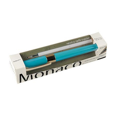 Большое фото товара - Ручка шариковая 0.5мм "ЖЕМЧУЖИНА МОНАКО/MONACO PEARL" синяя С ДОП.СТЕРЖНЕМ (небесно-голубой корпус) 20-0125/89-02 Bruno Visconti, 12-206930. Вариант №1