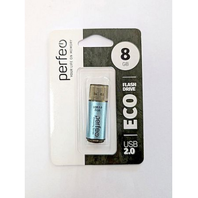 Большое фото товара - ФЛЕШ-накопитель (USB) PERFEO  8GB E04  Серия "Зеленая экономика" PF-E04G008ES PERFEO, 12-206992. Вариант №1