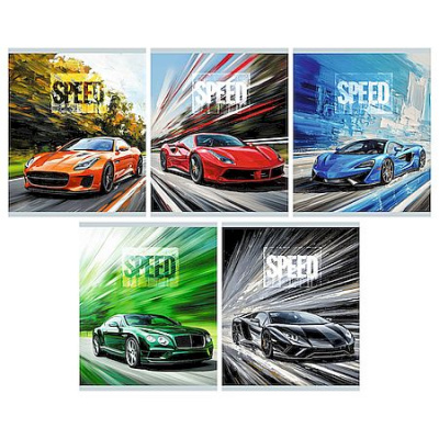 Большое фото товара - Тетрадь  40л линия "Скорость/Speed" ТК409618 Listoff, 12-208806. Вариант №1