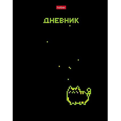 Большое фото товара - Дневник 1-11 класс (твердая обложка) "Ночной котик" софт-тач (094897) 36106 Хатбер, 12-209386. Вариант №1