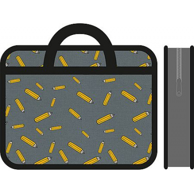 Большое фото товара - Папка для тетрадей А4 с ручками 33х26х7,5 см ПМ-А4-25 "КАРАНДАШИ 2026" Пчелка, 12-210381. Вариант №1