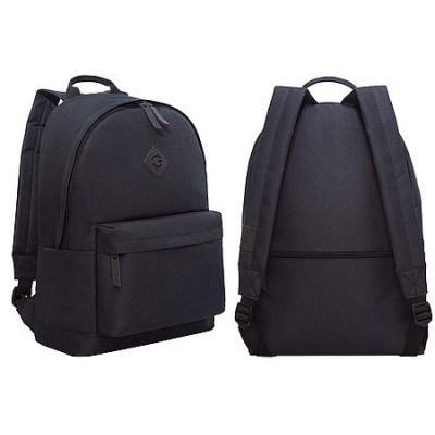 Большое фото товара - Рюкзак молодежный RQL-417-7/1 черный 30х44х15 см GRIZZLY, 12-211046. Вариант №1