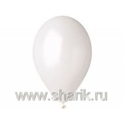 Большое фото товара - Шар Металлик  5"  White 1102-0432 GEMAR, 12-29286. Вариант №1
