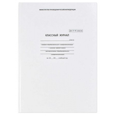Большое фото товара - Классный журнал  5-9 классов 5192 офсет Феникс, 12-30199. Вариант №1