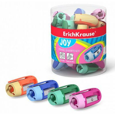 Большое фото товара - Точилка пластиковая  JOY® 21825 ассорти ErichKrause, 12-31772. Вариант №1